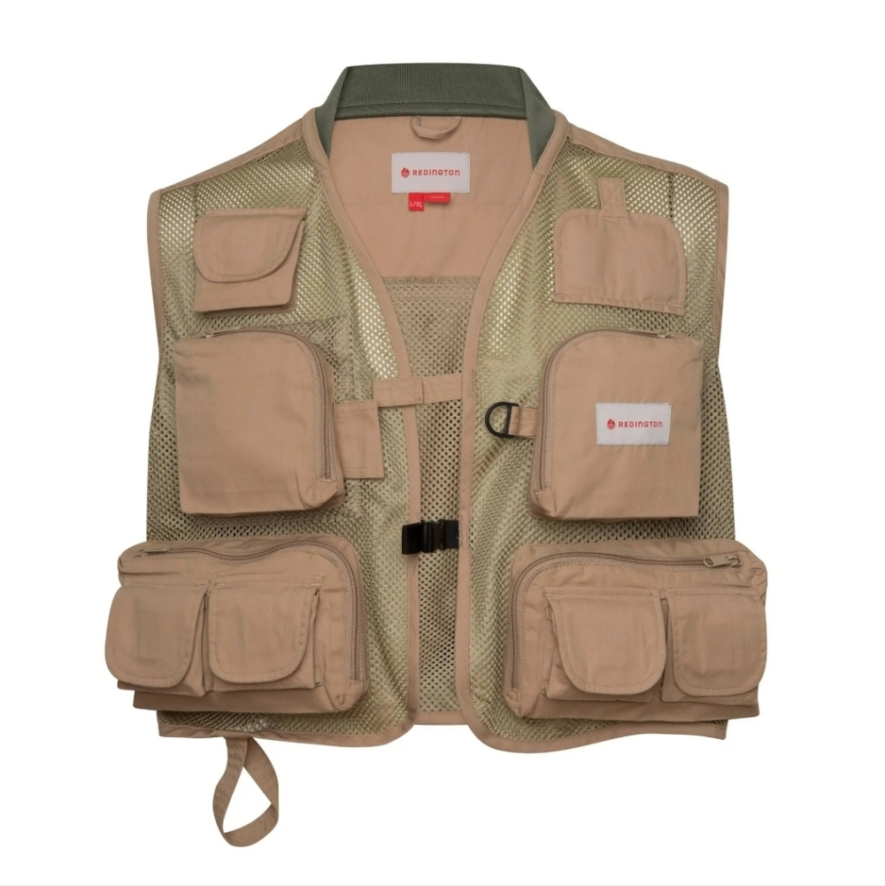 Redington Clark Fork Mesh Tan Fly Fishing Vest Men's Size Large/ X-Large